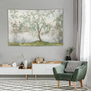 HZOHNAGO Japanese Tapestry Tree Misty Garden Lake Printed Wall Tapestry Ink Painting Wall Hanging for Bedroom Living Room Dorm 90" W x 60" H
