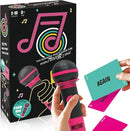 Mic misheard Music Trivia Card Game, Karaoke Party Game for 2-10 Players, Music Card Games with 250 Lyrics (125 Cards) for Family and Adult Christmas & Birthday Gifts by TinyTreasures Baby Boutique