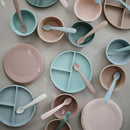 mushie Silicone Baby Feeding Spoons | 2 Pack (Ivory) by TinyTreasures Baby Boutique