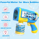 EagleStone 2 Pack Bubble Guns with 4 Bottles Solution, Automatic Bubble Machine Blaster for Kids & Adults – Light Up Summer Toy for Outdoor, Birthday Gifts, Easter, Wedding Party Favor Bubble by TinyTreasures Baby Boutique