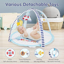 Activity Gym, Baby Play Gym Mat for Toddlers, 0-18 Months Tummy Time Play Mats, Infant Play Gym with Detachable Toys for Sensory Exploration and Motor Skill Development, PM2406 by TinyTreasures Baby Boutique