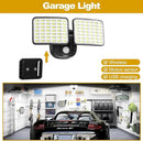 Rechargeable Battery Operated Light, 2500&4000LM Motion Sensor Security Light(1-3 Months Endurance), USB Charging LED Flood Outdoor for Garage/Yard/Entryways/Patio/Garden (2 Pack) by GreenHaven Gardens