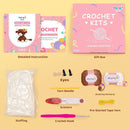Mewaii Crochet Kit for Beginners Level 3 with 40% Extra Eco-Friendly Pre-Started Easy Yarn, Step-by-Step Video Tutorials for Adults and Kids (Highland Cow) by TinyTreasures Baby Boutique