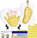 Baby Hand & Footprint Keepsake Kit - Personalized Handprint Footprint Ornament for Newborn Babies, New Mom Gifts, Baby Shower & Registry, Nursery Picture Frame, Pet Paw Print Ornament by TinyTreasures Baby Boutique