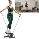 Sunny Health & Fitness Mini Stepper for Exercise at Home, Stair Step Workout Machine with Resistance Band and Over 300lb Weight Capacity, Optional Twist Motion and Free SunnyFit App Connection by CozyNest Decor