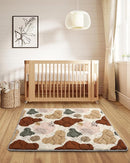 Blissful Diary Baby Play Mats for Floor, 59x59 Inch Thicker and Larger Soft Cushioning Foam Playmats for Babies and Toddlers, Foldable Washable Baby Playpen Mat, Boho Design by TinyTreasures Baby Boutique