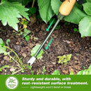 Berry&Bird Dandelion Weeding Tool Crack Weeder Manual Hand Weeder, V-Shaped Fork Easy Weed Removal & Uprooting, Garden Weed Puller Tool for Patio Lawn Yard by GreenHaven Gardens