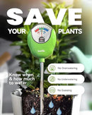 RAINPOINT Soil Moisture Meter for Plants - Accurate Plant Water Meter for Houseplants and Outdoor Plants,Gardening,Farming,No Batteries Needed(Green) by GreenHaven Gardens
