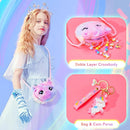 Unicorn Toys for Girls, Kids Gifts with Glowing Blanket, Water Bottle, Eye Mask, Headband, Crossbody Bag, Sunglasses - 12PCS Birthday Gift Toys for Girls 6-10+ by TinyTreasures Baby Boutique