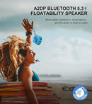 comiso Shower Bluetooth Speaker, IP67 Waterproof Speaker with LED Light, Portable Speakers with True Wireless Stereo, Floating, 2000mAh, Built-in-Mic, Ideal for Travel, Beach, Gifts for Unisex. by TinyTreasures Baby Boutique