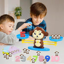 BAKAM Monkey Balance Scale Toy, Number Counting Blocks Games, Montessori Math Games for Kids 5-7, Preschool Kindergarten Learning Activities, STEM Educational Toys for 3+ Year Old by TinyTreasures Baby Boutique