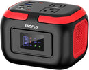 Portable Power Station, 97Wh Solar Generator, Lithium Battery Power with 110V AC 150W Peak Socket/DC/USB QC3.0/LED Light for Outdoor Camping Trip Home Backup Emergency by TinyTreasures Baby Boutique