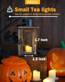 12 PCS Rechargeable Candles Flameless Tea Lights with Remote, USB LED Tealights with Timer Flickering Fake Candle, Votive Tea Light for Halloween, Holiday, Christmas, Party, Home Decorations by GreenHaven Gardens