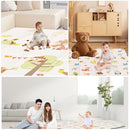 Baby Play Mat, 50 x 50 Inch Play Mat Perfect for Use Baby Playpen, Foldable Baby Foam Playmat for Floor, Portable Waterproof Activity PlayMats for Babies, Infants and Toddlers by TinyTreasures Baby Boutique