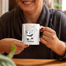 Customized Name Panda Bear Accent Coffee Cup, Personalized Panda Bear Ceramic Teacup Gift For Animal Lover Kids Child on Birthday Christmas, Cute Bears Travel Coffee Mug 11 Oz 15 Oz, Animal White Mug by TinyTreasures Baby Boutique