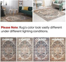 Keen Home Design 10x14 Rug - Machine Washable Area Rug with Non-Slip Backing, Ideal for Living Room, Dining Room, Bedroom - Vintage, Easy Clean, Durable, Low Pile Rug - (9'7" x 14') by CozyNest Decor