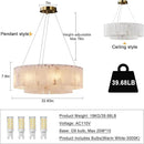 Alabaster Chandeliers D23in Round Chandeliers for Dining Room Small Chandelier Light Fixture for Kitchen Living Room Foyer Entryway Hallway by CozyNest Decor
