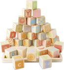Le Toy Van - Petilou Wooden Educational ABC Wooden Blocks | Educational Wood Toys for Toddlers and Babies | Suitable for A Boy Or Girl 1 Year Old + by TinyTreasures Baby Boutique