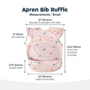 Tiny Twinkle Mess Proof Baby Bib - Waterproof & Lightweight Baby-Led Weaning Apron | 100% Recycled Polyester, Easy Clean & Machine Washable (Unicorn Confetti, Small 6-24 Months) by TinyTreasures Baby Boutique