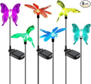 OxyLED Solar Garden Stake Lights 6 Pack Outdoor LED Figurine Lighting Color Changing Waterproof Solar Hummingbird Lights Butterfly Dragonfly for Patio Yard Pathway by GreenHaven Gardens