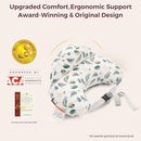 Momcozy Pioneering Safety Fence Nursing Pillow for Breastfeeding- Wider Feeding Pillows for More Support for Mom & Baby- Easier Nursing & Hand Free- Fit for All, Removable Cotton Cover by TinyTreasures Baby Boutique