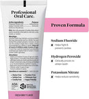 Professional Sensitive + Whitening Toothpaste - Advanced Daily Whitening Toothpaste for Sensitive Teeth, ADA Approved, Vegan, Sulfate-Free, 2 x 4.2oz by CozyNest Decor
