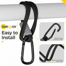 SURDOCA Baby Stroller Hooks, Stroller Clips and Hooks for Diaper Bag, Mommy Bag Hook for Stroller Heavy Duty, Universal Stroller Hanger and Strap, Stroller Accessories for Mom by TinyTreasures Baby Boutique