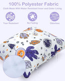 ALVABABY 3 Cloth Diaper Wet Dry Bags Waterproof Reusable with Two Zippered Pockets Travel Beach Pool Daycare Soiled Baby Items Yoga Gym Bag for Swimsuits or Wet Clothes Small Medium Large 3L-ZM28 by TinyTreasures Baby Boutique