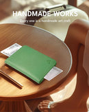 ALLIVE Passport Holder for Travel Women Men,Genuine Leather Passport Cover Wallet,Travel Must Haves Airport Essentials Travel Gifts Green by TinyTreasures Baby Boutique