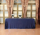 SquarePie Sequin Tablecloth Rectangular 90 x 132 Inch Navy Blue Bling Sparkly Table Linen for Wedding Party by CozyNest Decor