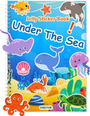 Jelly Sticker Books for Toddlers 2-4 Years, Under The Sea Stickers for Kids 1-3, Reusable Sticker Book for Toddler Plane Activities Travel Essentials (Under The Sea) by TinyTreasures Baby Boutique