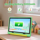 Kids Tablet,Android 15 Tablet with HD Display,10.1 inch,Parental Control & Kids Mode, Octa-Core, GMS Certified,20GB RAM 64GB ROM,1TB Expandable, 5000mAh Battery, Dual Camera, Protective Case,Green by TinyTreasures Baby Boutique