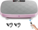 Vibration Plate Exercise Machine, Ultra-Quiet Vibration Plate for Lymphatic Drainage & Body Toning, Whole Body Vibration Platform with Bluetooth, Resistance Bands, Home Gyms Equipment by CozyNest Decor