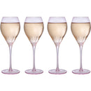 Paris Collection Crystal Pink Balloon Wine Glasses Red White Wines 14 Oz Set Of 4 By by The Wine Savant