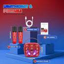 Mini Karaoke Machine Toys Gifts: Kids Toys Birthday Gifts for 4 5 6 7 8 9 Years Old Girl Boy LED Portable Bluetooth Speaker with 2 Wireless Microphone Girl Boy Kid Adult Gift Age 3-12+ by TinyTreasures Baby Boutique