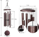 Wind Chimes for Outside Deep Tone, 38'' Large Memorial Wind Chimes Outdoor, Wind Chime Gifts for Garden Balcony Patio and Home Décor. Bronze by CozyNest Decor