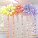 White Sand Linking Balloons, 100PCS 6 Inch Small Ivory Quick Link Balloons for Making Balloon Wall Heart Arch, Tails Balloon for Wedding Birthday Baby Shower Engagement Graduation Party Decorations by CozyNest Decor