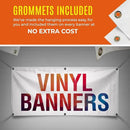 Personalized Passion Vinyl Banner 8' x 15' - Customized Banner for Business, Graduation, Birthday Parties - Indoor/Outdoor Use - Full Color 13oz Vinyl Custom Signs with HD Printed Text, Photos by GreenHaven Gardens