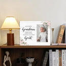 Great Grandma Picture Frame - Great Grandma Baby Announcement Gifts, Promoted to Great Grandma Gifts, Newborn Baby Wooden Frame for Tabletop or Wall Hanging 4x6 Photo by TinyTreasures Baby Boutique