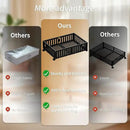 Bamboo Under Bed Storage with Wheels (2-Pack) – Rolling Underbed Shoe Organizer Box for Shoes, Blankets, Toys, Clothes Container Space-Saving Organizer Bins for Bedroom, Closet, Dorm, Nursery by CozyNest Decor