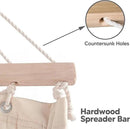 SUNCREAT Hammocks Extra Large Double Hammock with 12 ft Stand, 475lbs Capacity, Outdoor Portable Hammock with Hardwood Spreader Bar, Extra Large Pillow, Beige by GreenHaven Gardens