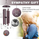 ASTARIN Personalized Cardinal Wind Chime Memorial, Customized Sympathy Wind Chimes for Loss of Loved One, in Memory of Loved Ones Lost, Bereavement Gifts Windchimes Outdoor by CozyNest Decor