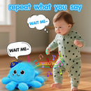 Baby Crawling Toys 6-12 Months Musical Plush Octopus Light up Voice Control Dancing Infant Walking Toys 1 Year Old Boy Girl Babies 0 6 7 8 9 10 12-18 Month Tummy Time Sensory Toddler First Gifts by TinyTreasures Baby Boutique