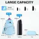 Water Bottle Carrier Bag with Strap, Water Bottle Holder Crossbody Bags for Women Men for Walking, Hiking,Cycling by TinyTreasures Baby Boutique