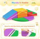 Lischwert Foam Climbing Blocks for Toddlers 1-3, 5pcs Foldable Soft Play Set with Crawling Exploration Toys - Indoor Infant Safe Blocks for Baby Gym & Toddler Playground by TinyTreasures Baby Boutique
