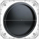 Round Black Wood Serving Tray with Beads, Wooden Decorative Tray for Entertaining, Decoration, and Gifting, by CozyNest Decor