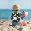Accmor Toddler Harness Leash, Cute Excavator Child Walking Harness Tether Wristband Assistant Strap Belt Protector for Baby Boys, Collapsible Kids Leash + Anti Lost Wrist Link for Outdoor Travel Black by TinyTreasures Baby Boutique