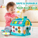 Marstone Baby Toys for 1 Year Old Boy and Girl Gifts: Toddler Toys Age 1-2, 8-in-1 Montessori with Sound Lights Music Clock Telephone and Car, Educational Birthday Gift for Boy 12-18 Months by TinyTreasures Baby Boutique