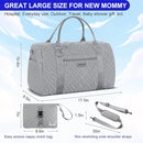 Diaper Bag Tote: Mommy Bag, Baby Bag for Boy and Girl, Mom Hospital Bag, Twins or 2 Kids Diapers Bag by TinyTreasures Baby Boutique