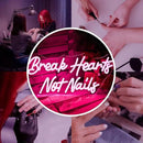 Break Heart Not Nails Neon Sign for Wall Decor,Neon Light Pink LED Neon Light for Bedroom Nails Salon Beauty Room Shop Decoration Gift by GreenHaven Gardens